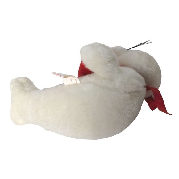 PBC International White Red Heart Seal Sealion Plush 8" - Picture 4 of 6